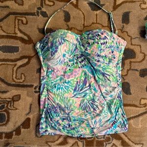 Lilly Pulitzer Flamenco Tankini Top 💕🌴💕🌴